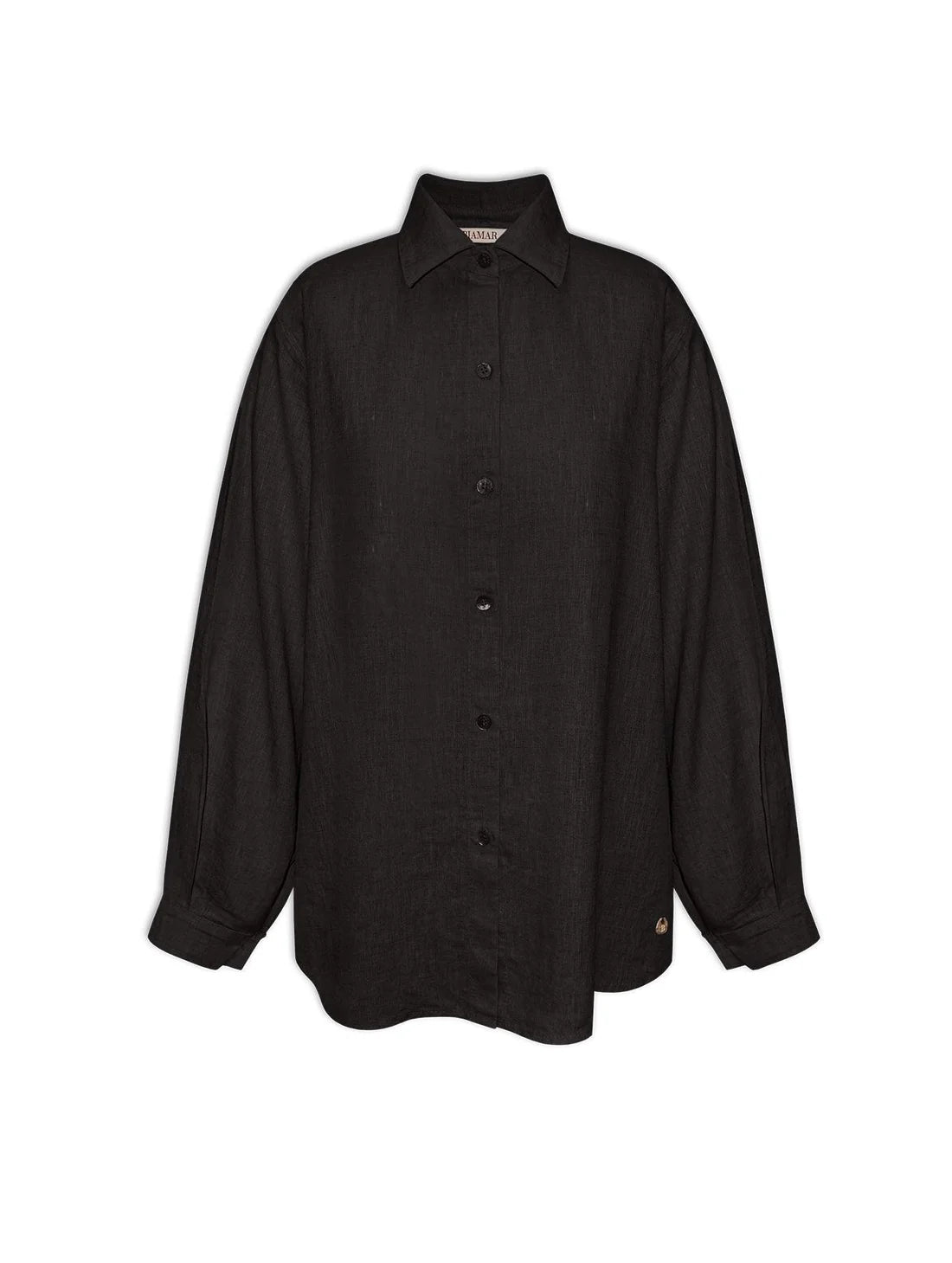 CAMISA BIAMAR MULLET DE LINHO COM MANGAS DE CAVA POSTA