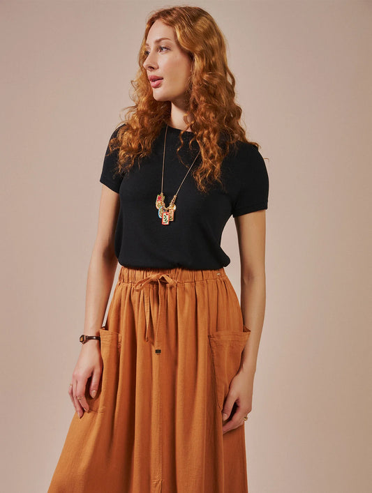 Blusa canelada Biamar 12303
