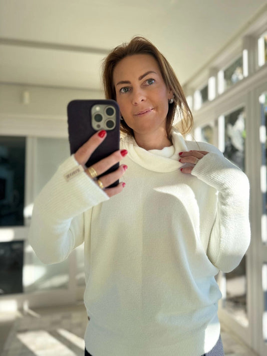 Blusa luvinha em fio pluma Biamar