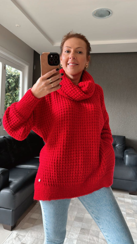 Blusa Biamar com fenda nas laterais e gola removível 11889