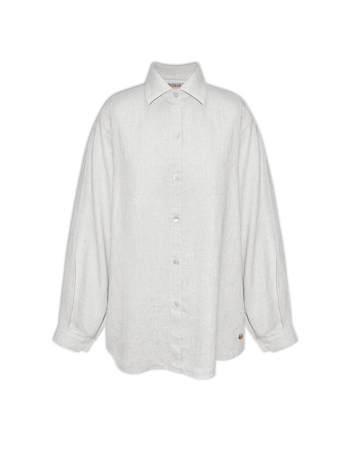 CAMISA BIAMAR MULLET DE LINHO COM MANGAS DE CAVA POSTA