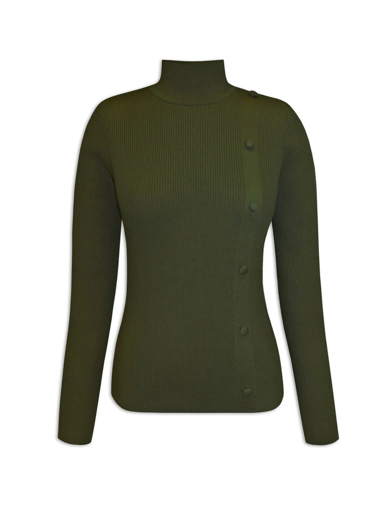 BLUSA BIAMAR CANELADA LEVEMENTE AJUSTADA