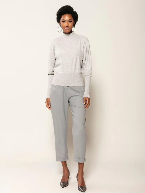 Calça com bolso lateral e punho dobrado Biamar