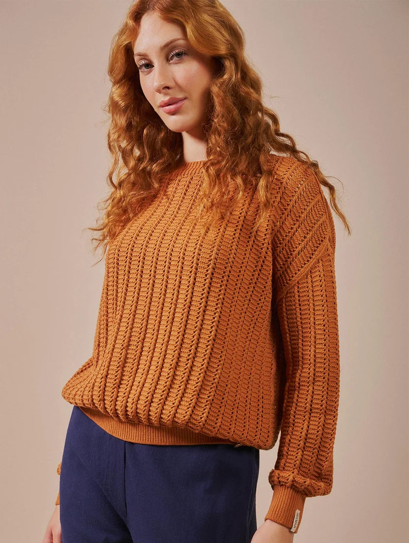 Blusa em ponto vazado Biamar 12554