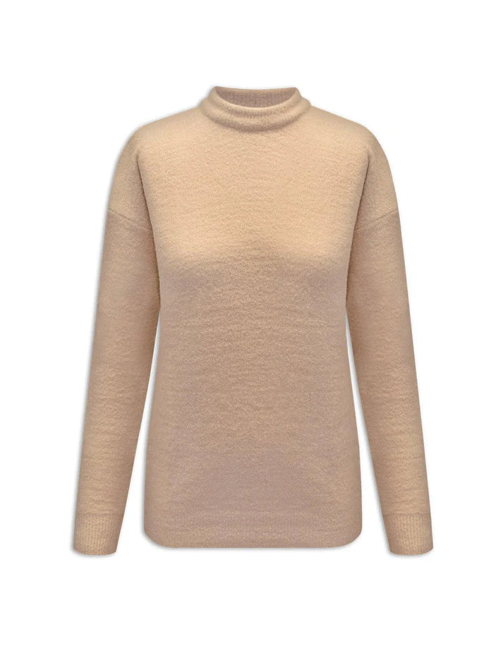 Blusa básica em fio pluma exclusivo Biamar 09872