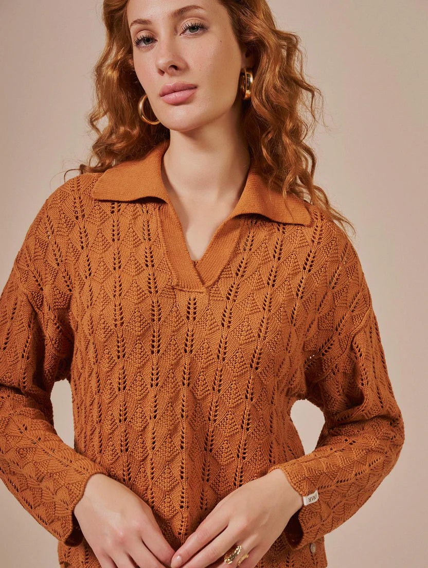 Blusa polo em ponto leque Biamar 12555