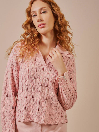 Blusa polo em ponto leque Biamar 12555