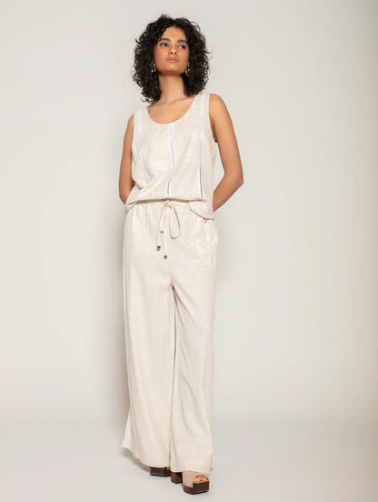 CALÇA PANTALONA COM BOLSO FACA E CORDÃO AJUSTÁVEL BIAMAR 12083