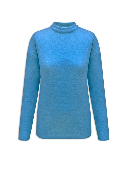 Blusa básica em fio pluma exclusivo Biamar 09872