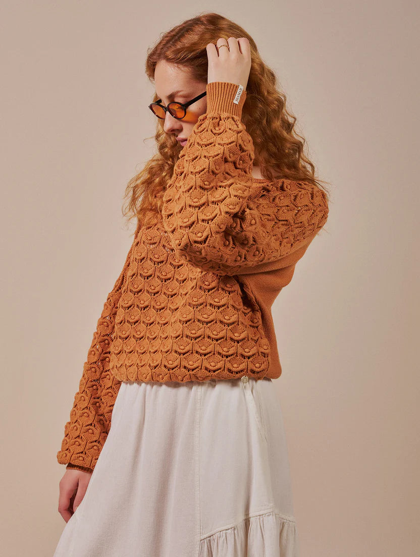Blusa em ponto ostra Biamar 12551