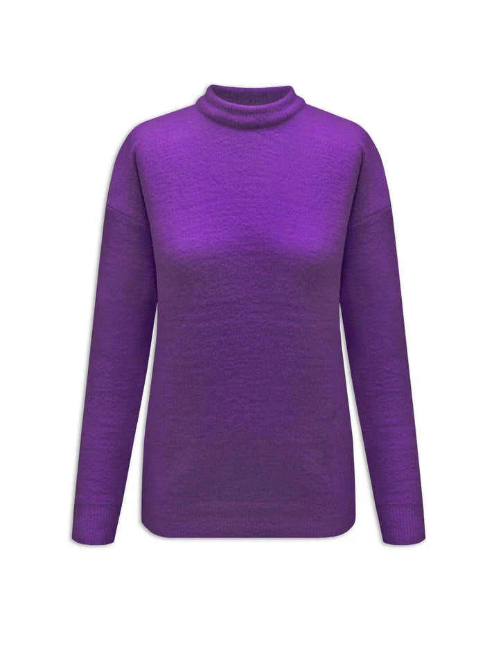 Blusa básica em fio pluma exclusivo Biamar 09872