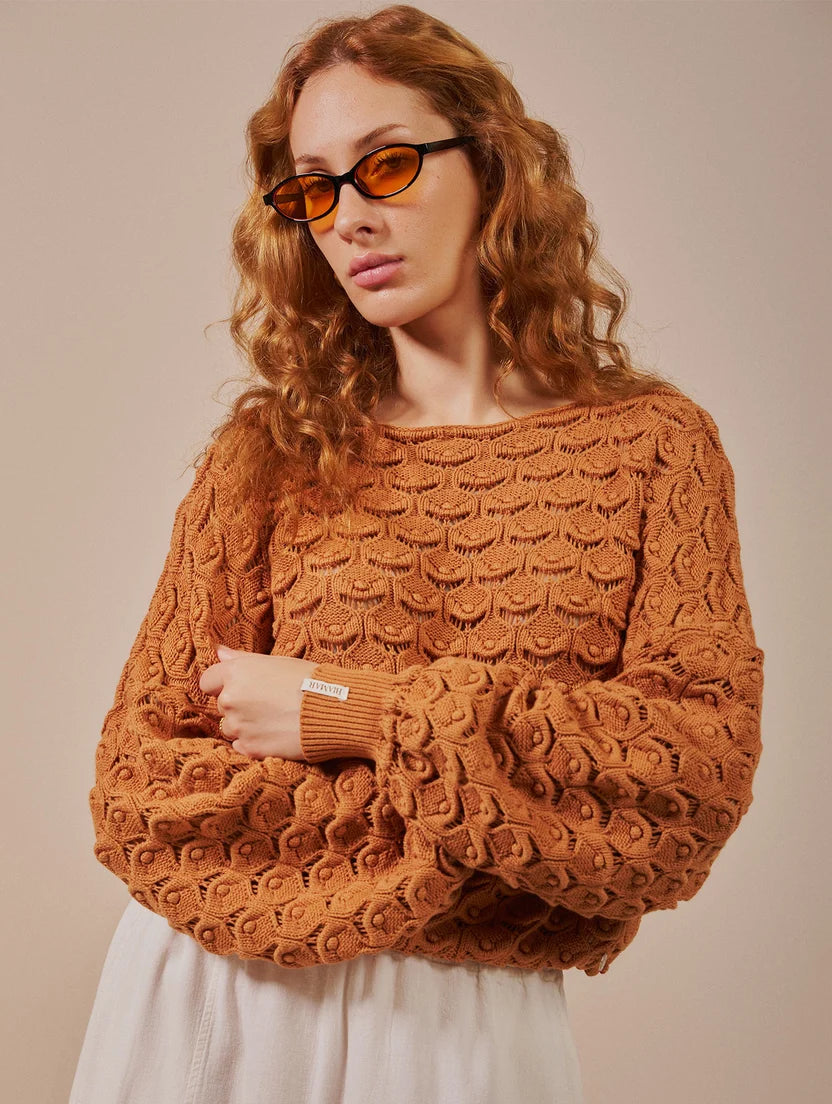 Blusa em ponto ostra Biamar 12551