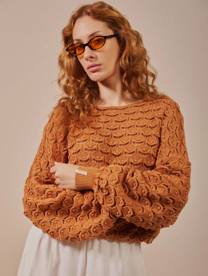 Blusa em ponto ostra Biamar 12551