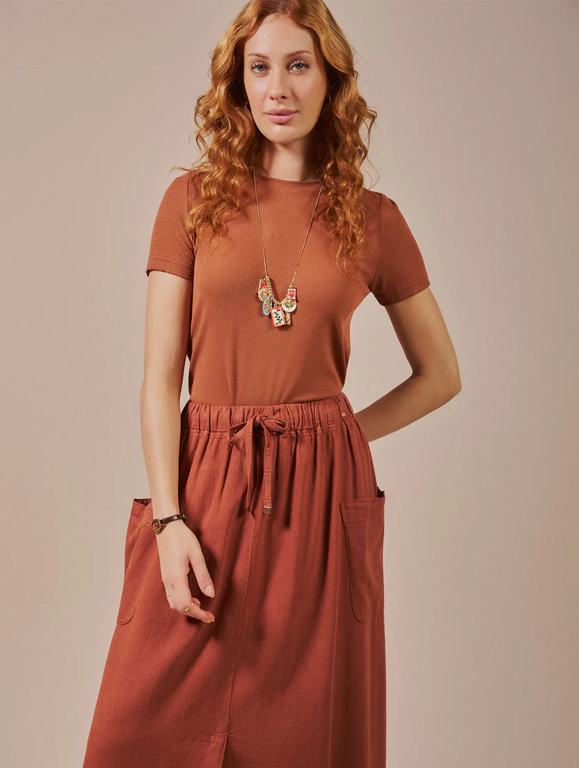 Blusa canelada Biamar 12303
