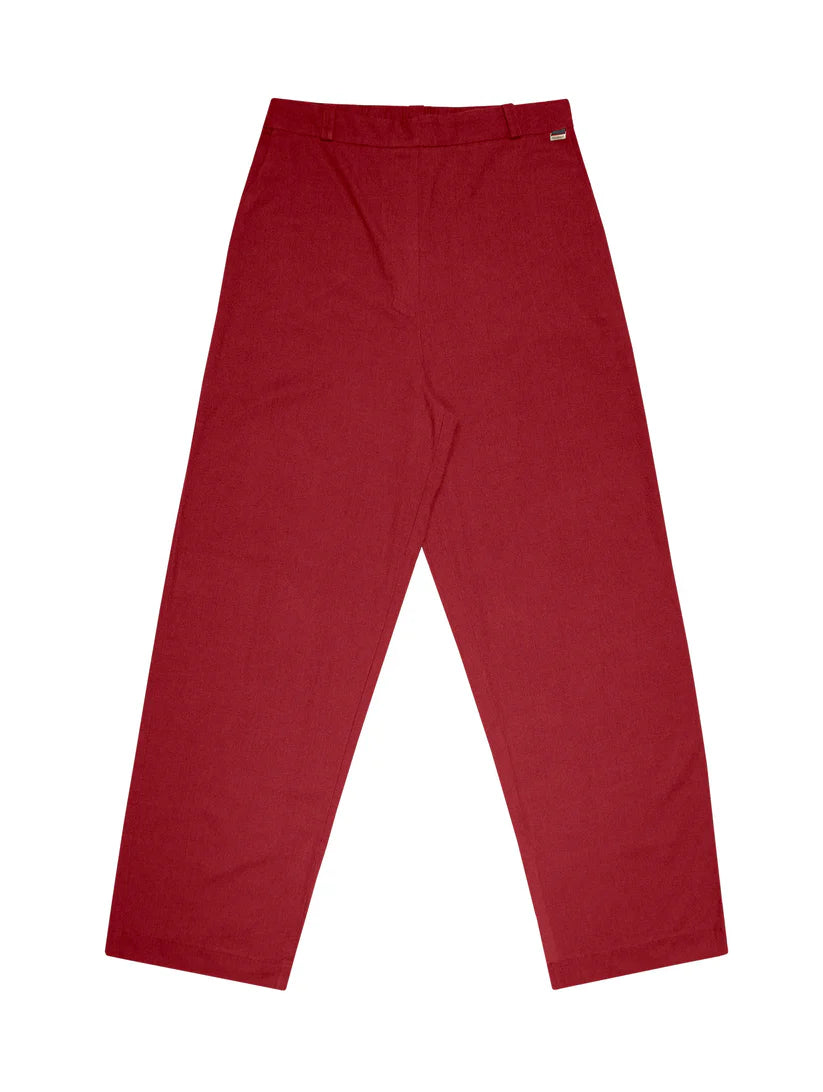 CALÇA RETA COM BOLSOS FACA E ELÁSTICO BIAMAR 12020