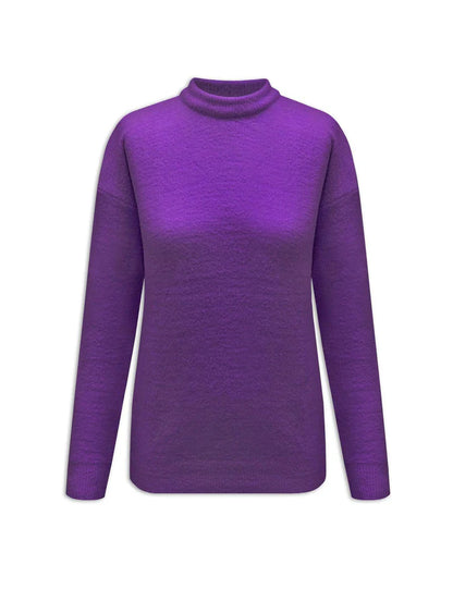 Blusa básica em fio pluma exclusivo Biamar 09872