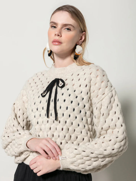 BLUSA BIAMAR COM LAÇO REMOVÍVEL 12358