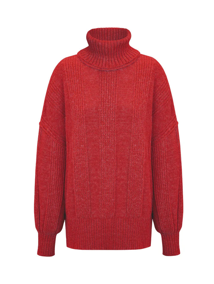 BLUSA CANELADA COM GOLA REMOVÍVEL E MANGAS BUFANTES DE CAVA QUADRADA BIAMAR 11949