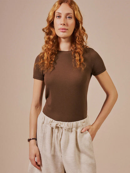 Blusa canelada Biamar 12303