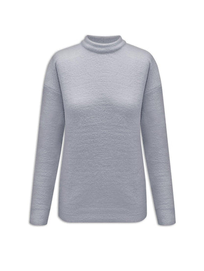 Blusa básica em fio pluma exclusivo Biamar 09872