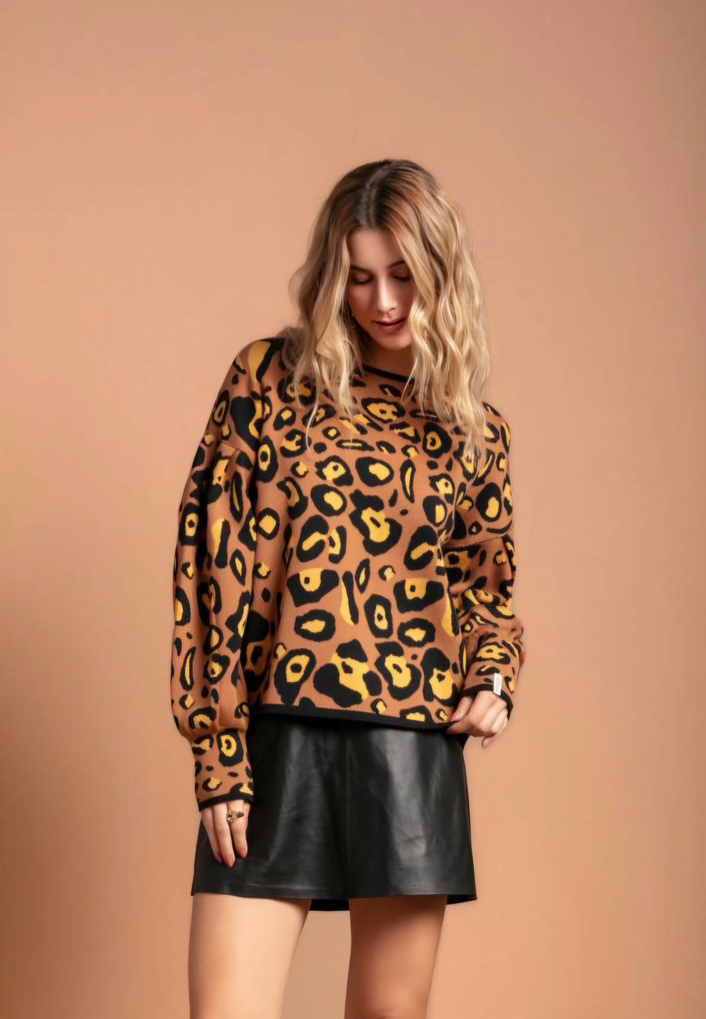 Blusa Manga Mufante Punho Marcado Biamar 11780