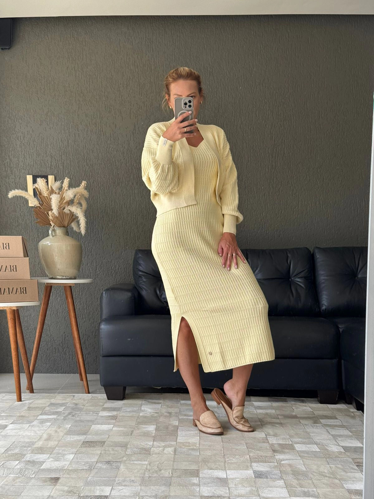 Vestido longo em algodão Biamar