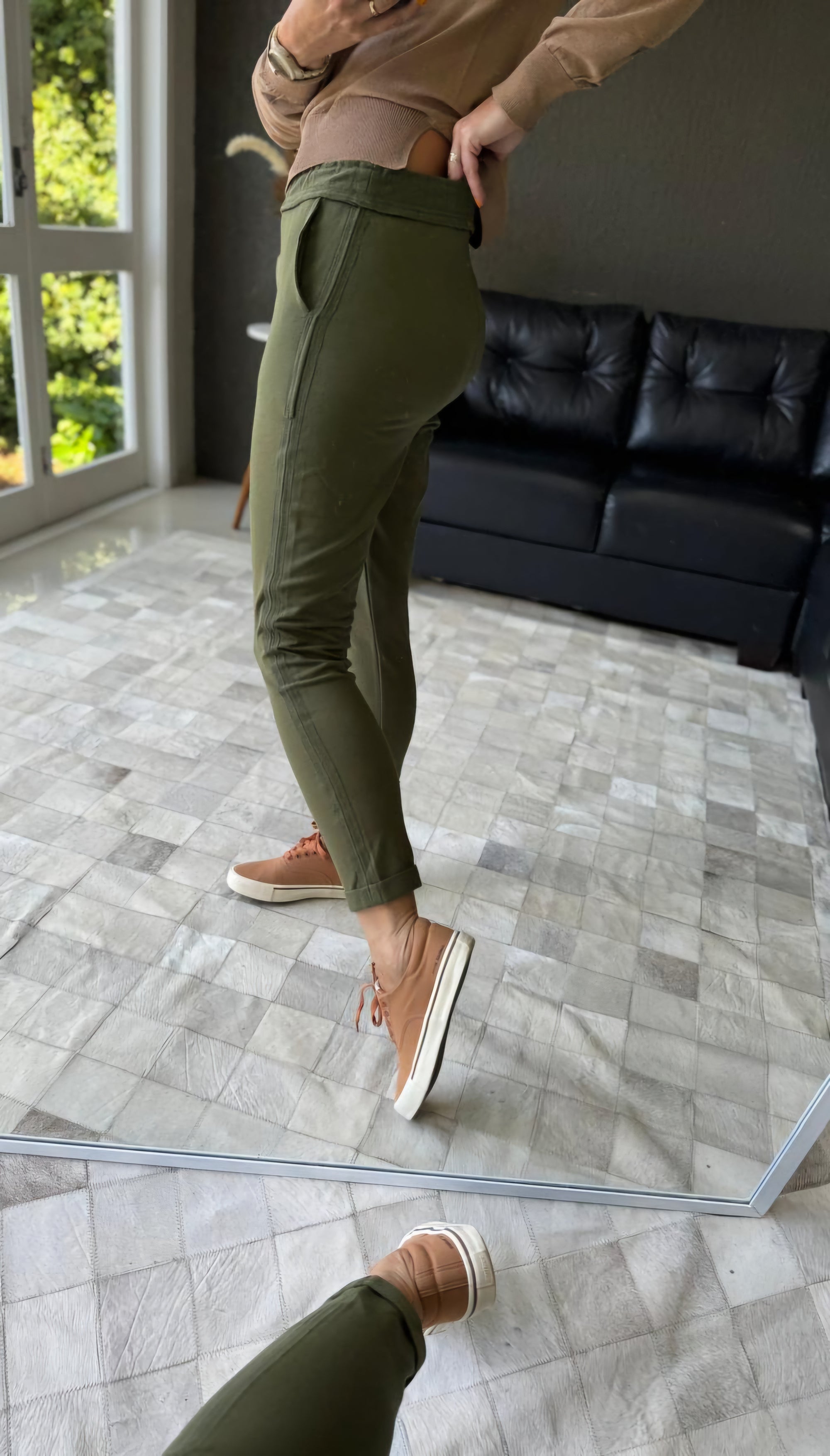 Calça moletom com bolso Biamar