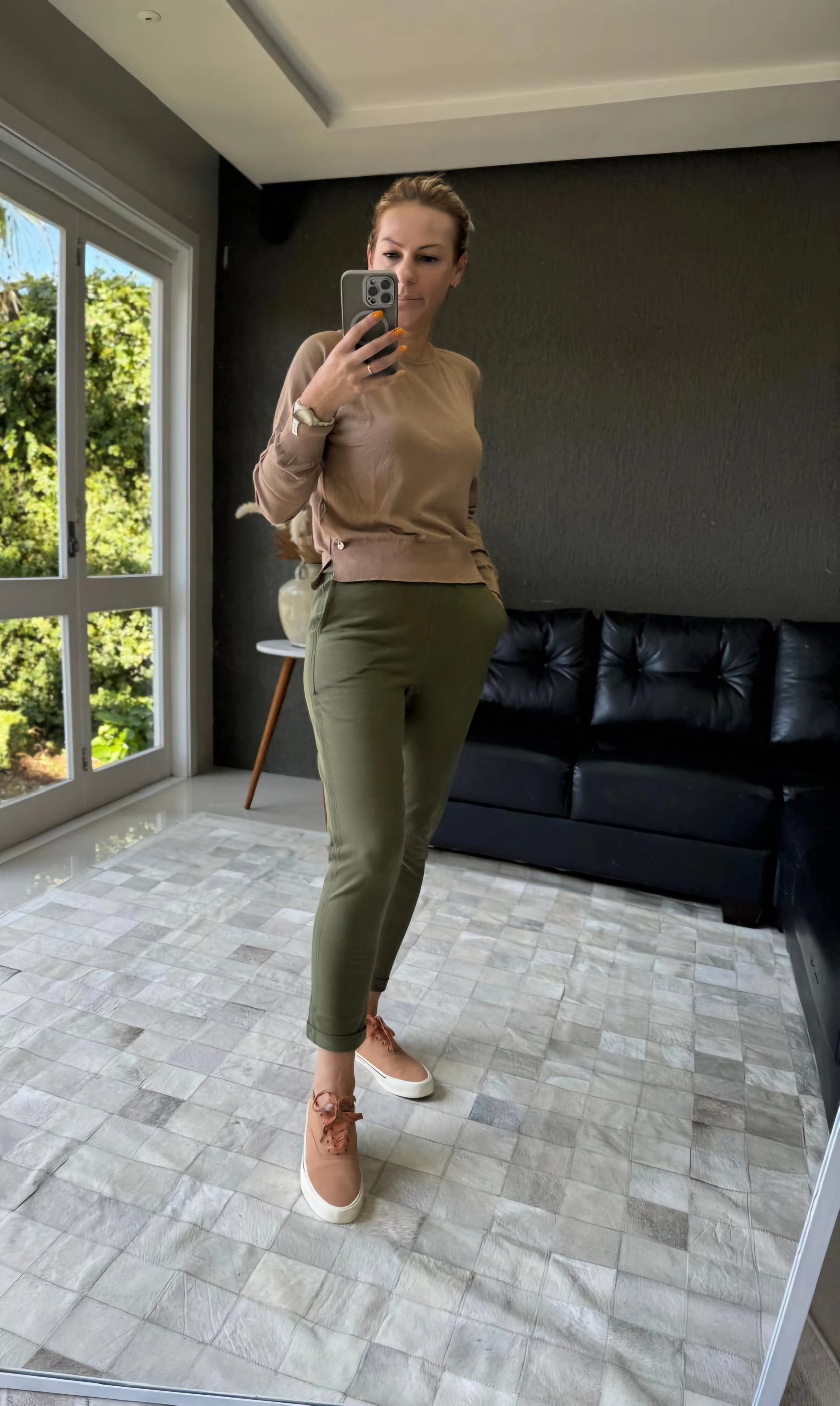 Calça moletom com bolso Biamar