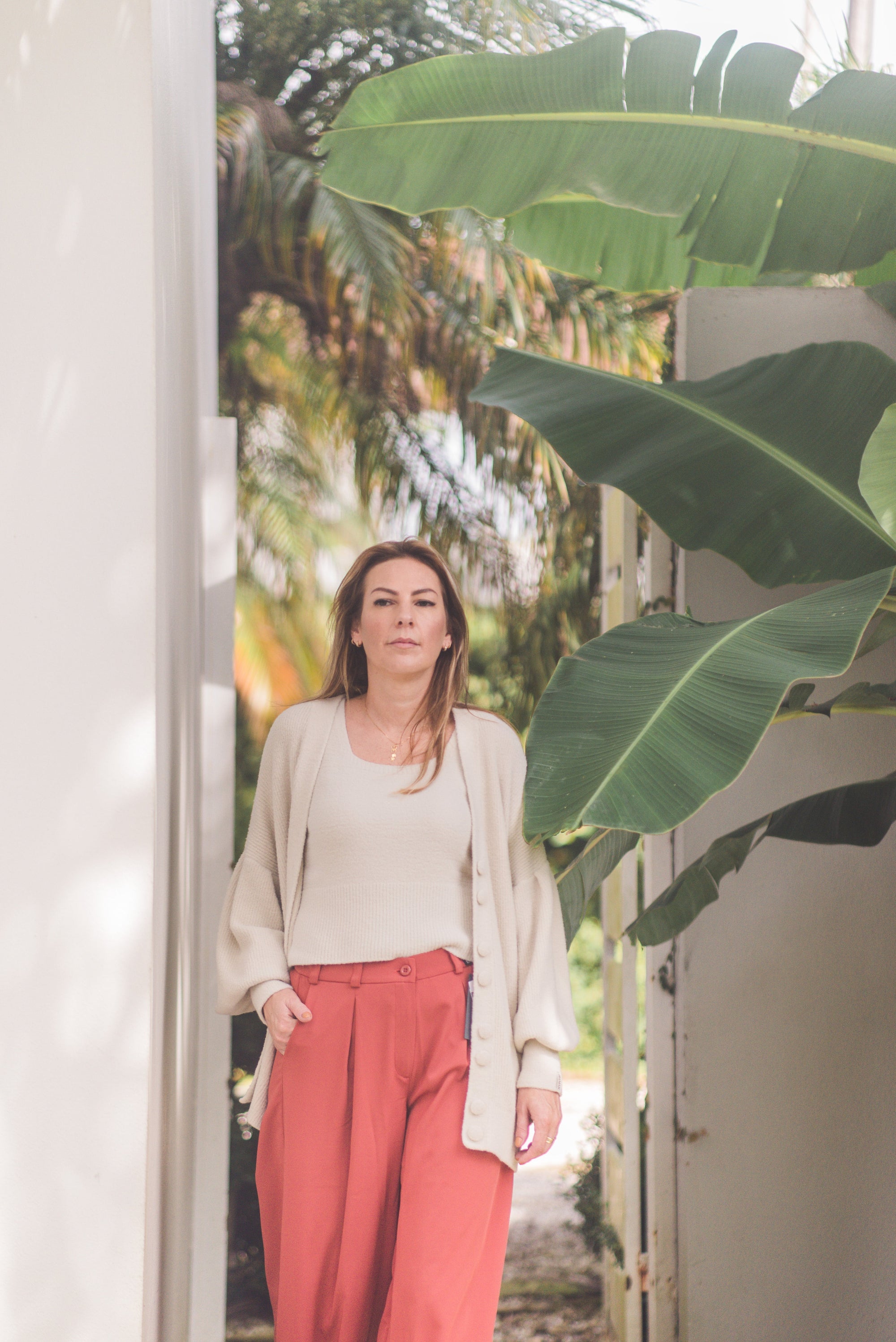 CASACO BIAMAR OVERSIZED EM FIO PLUMA