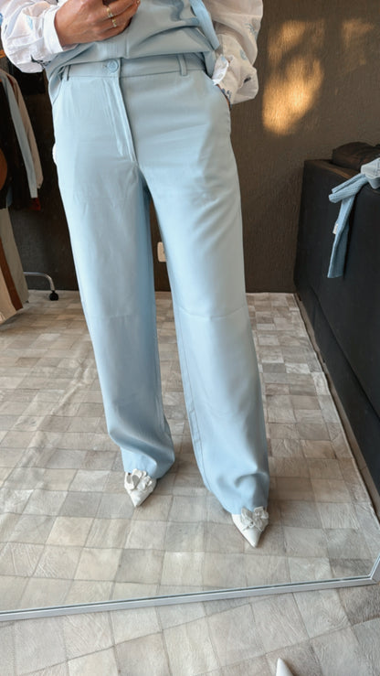 CALÇA DE ALFAIATARIA CORTE RETO COM BOLSO