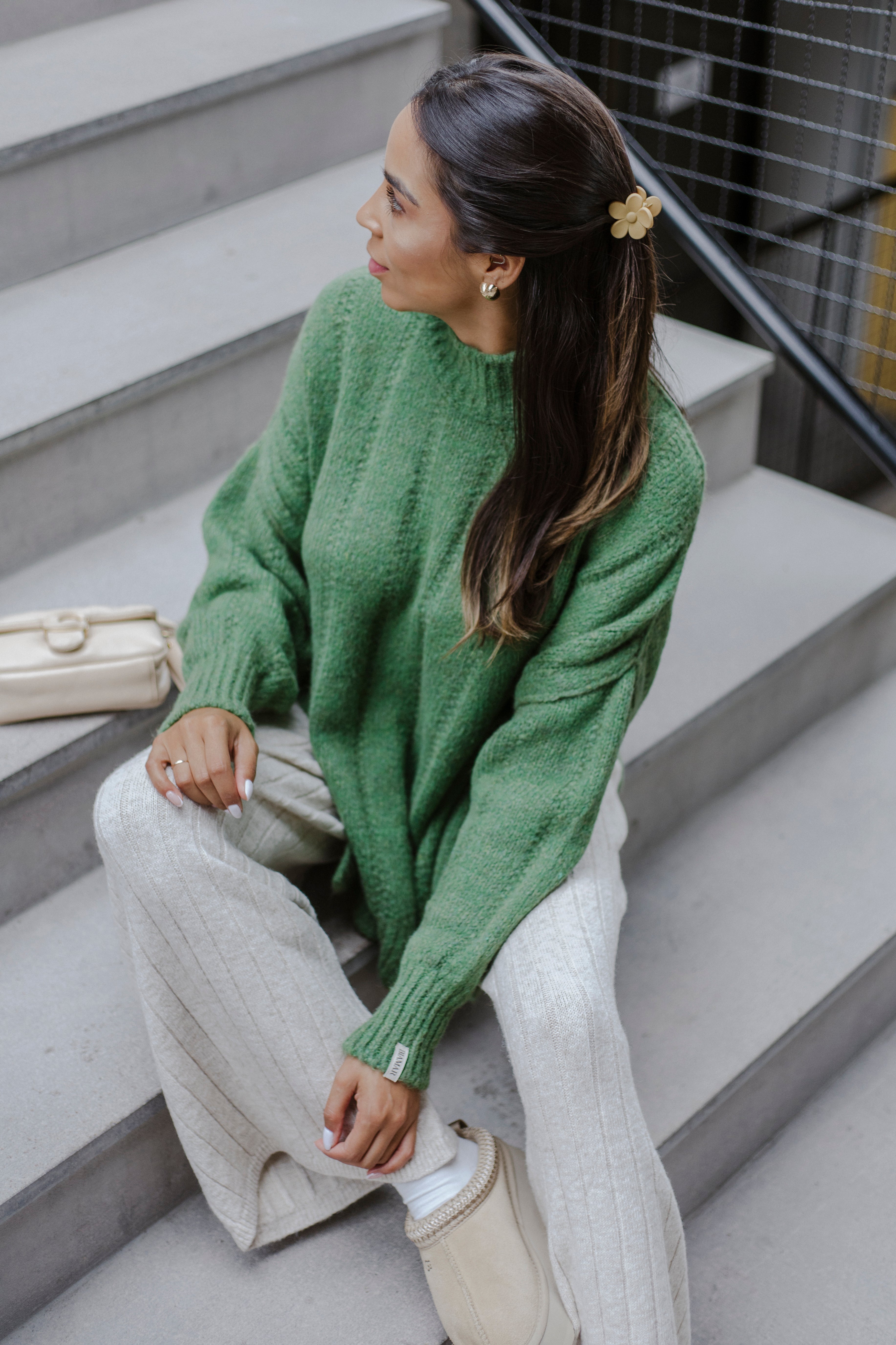 BLUSA BIAMAR OVERSIZED COM MANGAS CAVA QUADRADA