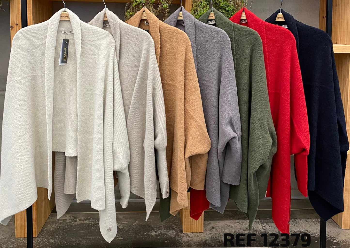 Capa em fio pluma com punhos Biamar 12379