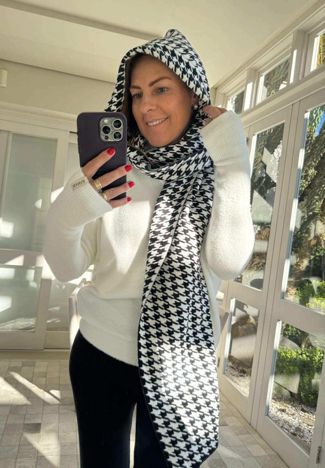 Blusa luvinha em fio pluma Biamar