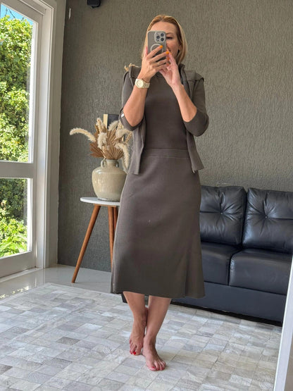 Saia midi em modal Biamar 11800