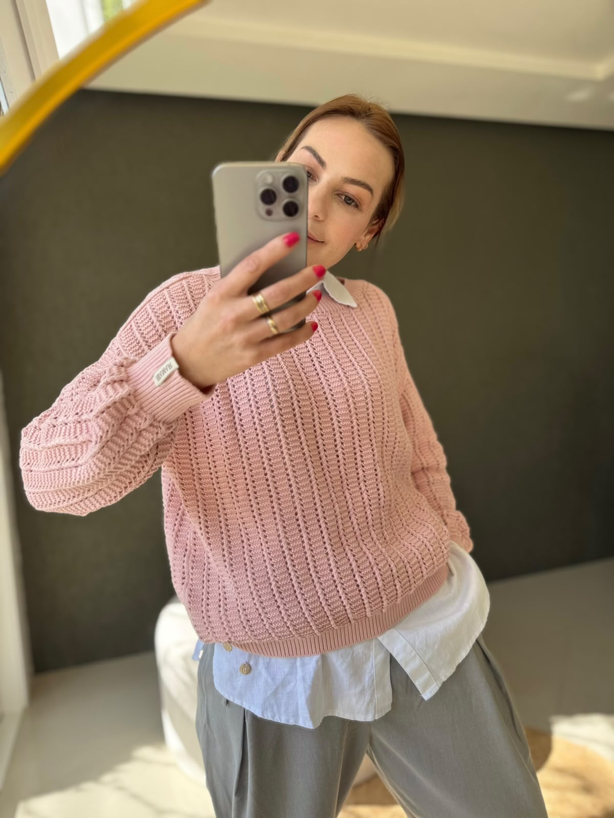 Blusa em ponto vazado Biamar 12554