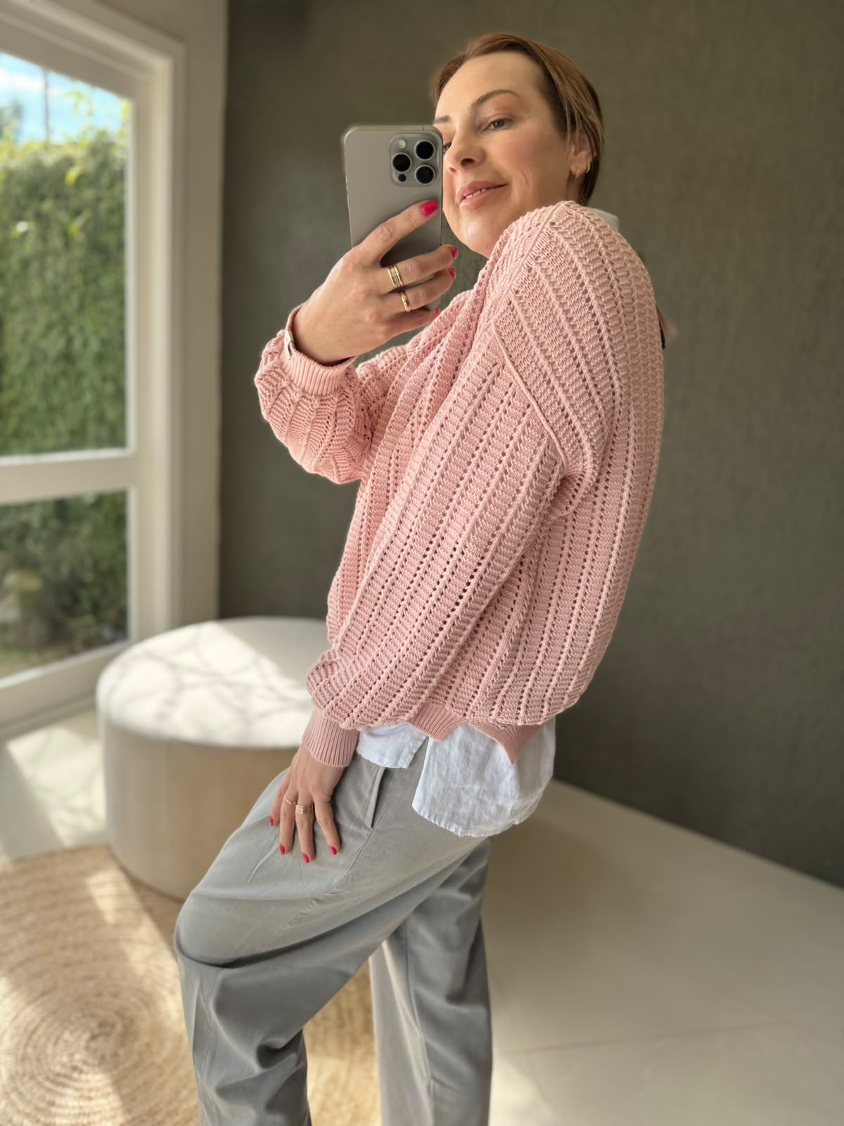 Blusa em ponto vazado Biamar 12554
