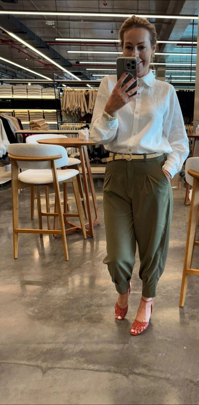 CAMISA BIAMAR MULLET DE LINHO COM MANGAS DE CAVA POSTA