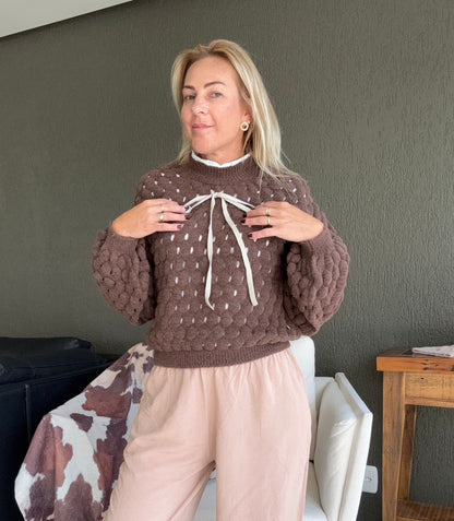 BLUSA BIAMAR COM LAÇO REMOVÍVEL 12358