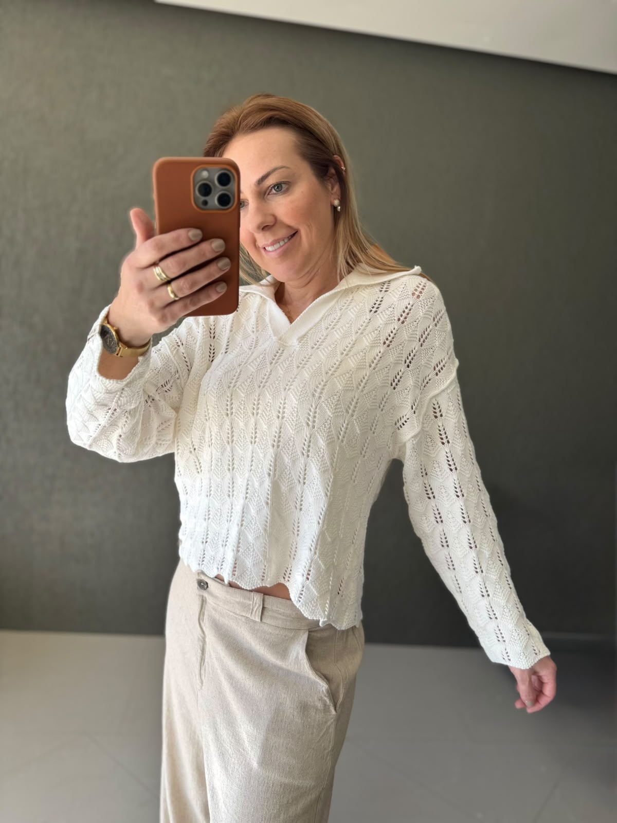 Blusa polo em ponto leque Biamar 12555