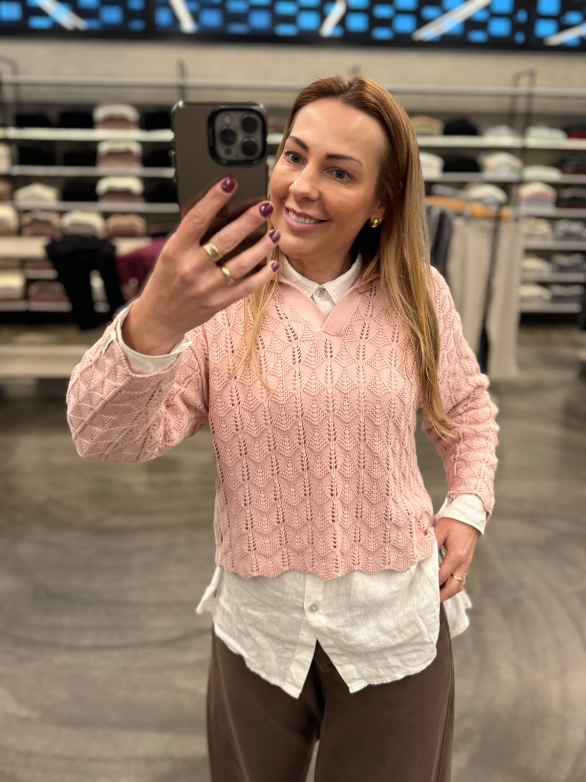 Blusa polo em ponto leque Biamar 12555
