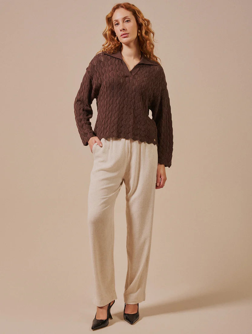 Blusa polo em ponto leque Biamar 12555