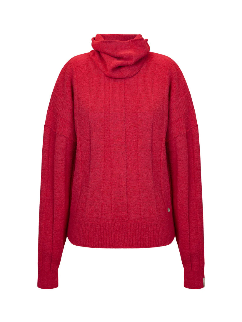 BLUSA CANELADA COM GOLA REMOVÍVEL E MANGAS DE CAVA QUADRADA BIAMAR