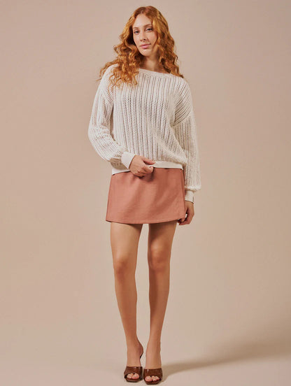Blusa em ponto vazado Biamar 12554