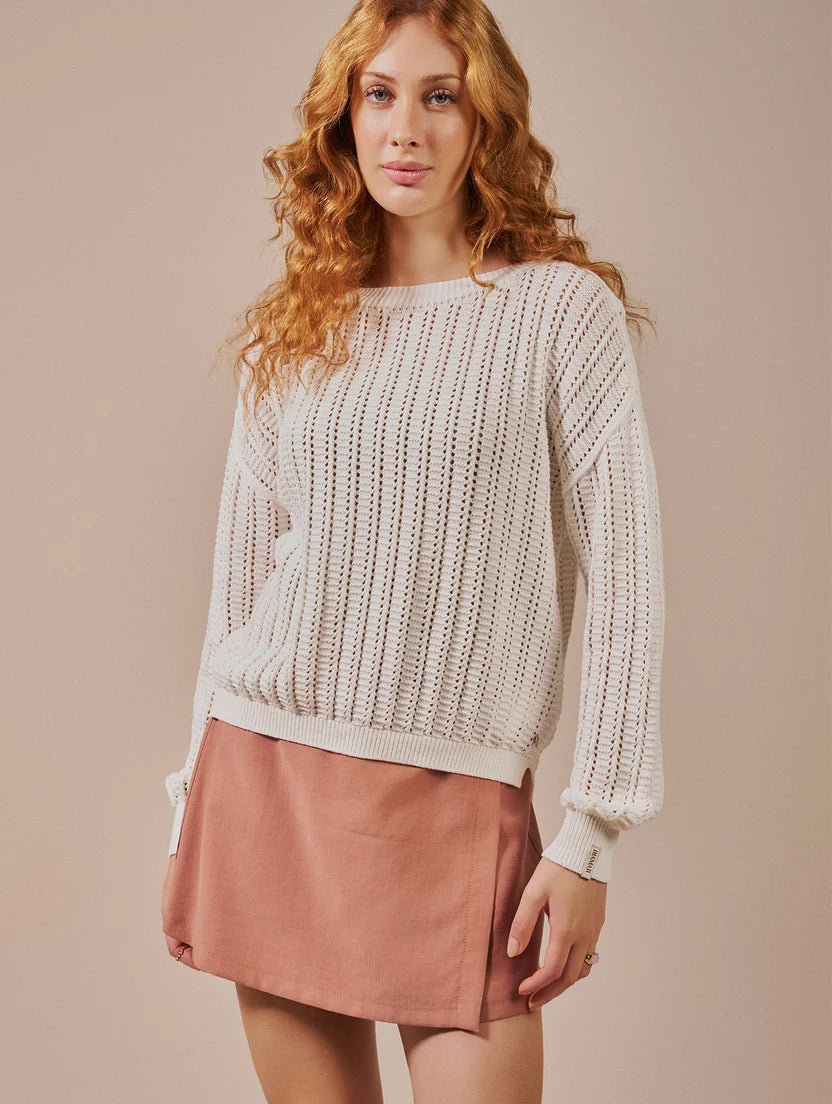 Blusa em ponto vazado Biamar 12554