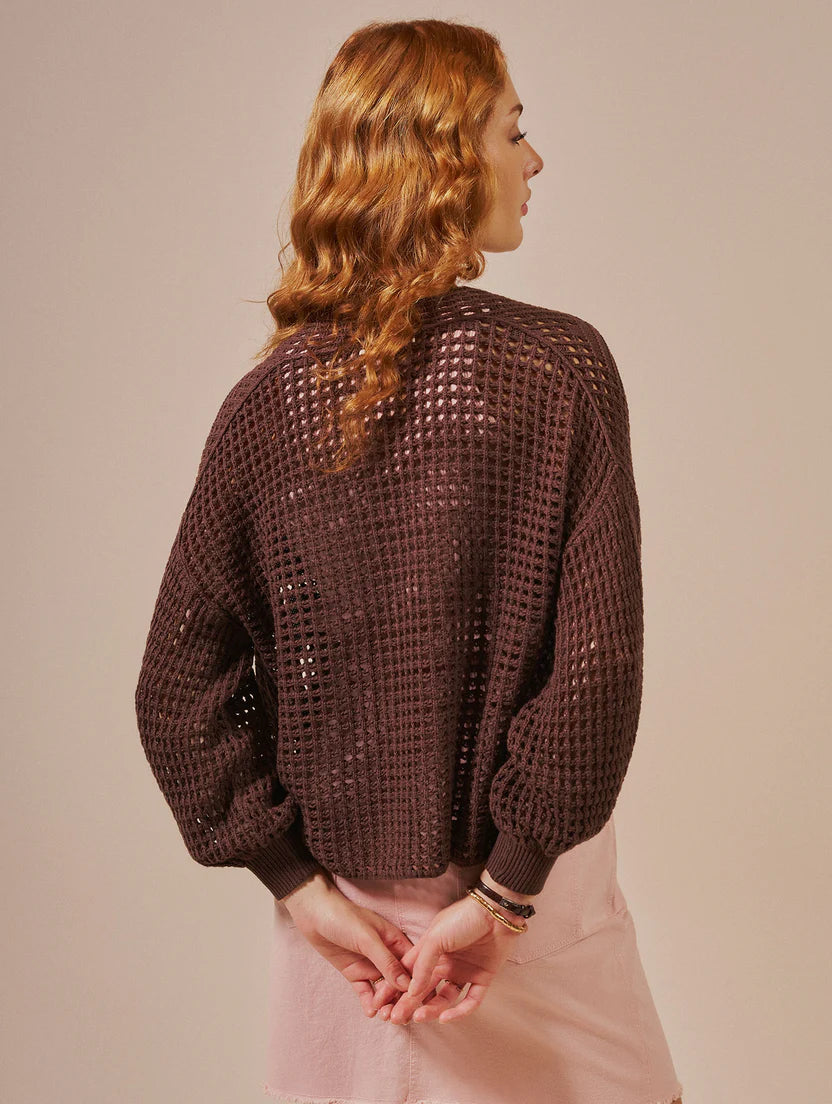 Casaco em ponto flor Biamar 12558