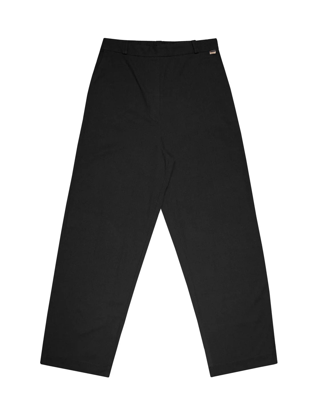 CALÇA RETA COM BOLSOS FACA E ELÁSTICO BIAMAR 12020