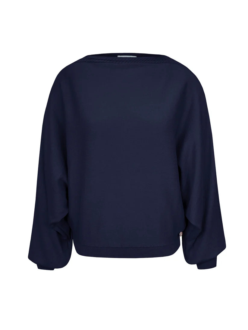BLUSA EM ALGODÃO COM DETALHE EM TRANÇAS E GOLA CANOA BIAMAR 11975