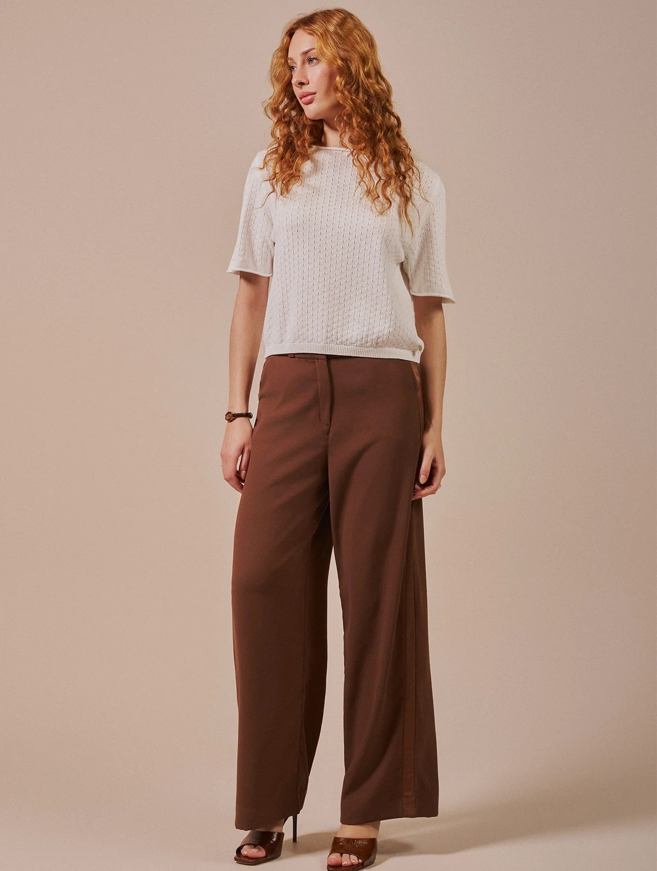 Blusa com tecimento detalhado Biamar 12504