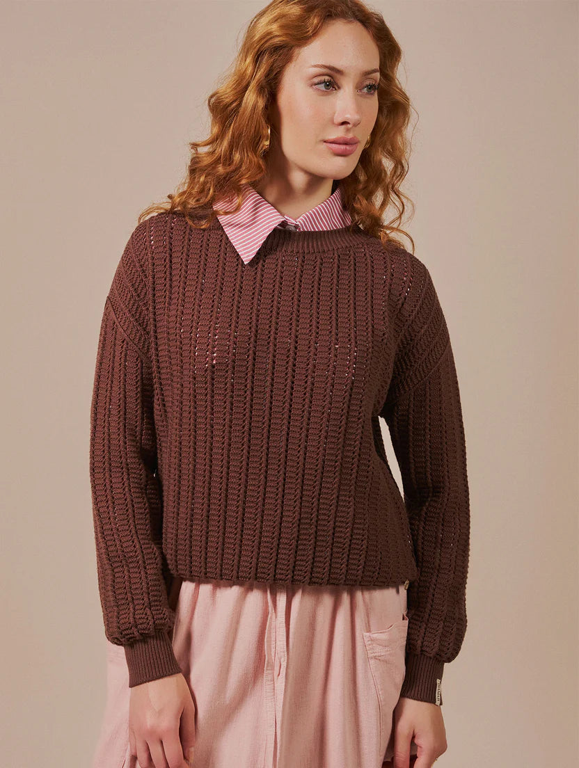 Blusa em ponto vazado Biamar 12554
