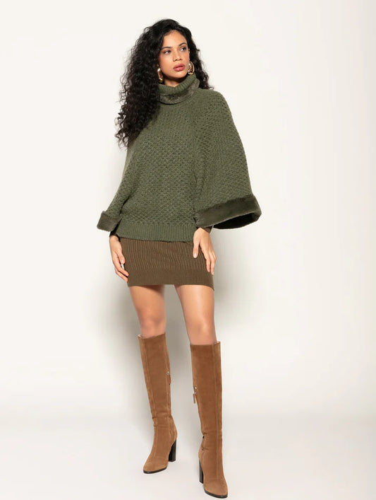 Capa em trama detalhada com pele fake Biamar 12426